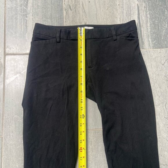 GAP Slim Cropped Two-Way Stretch Ankle Low-Rise Pants Black Size 0 - Picture 9 of 13